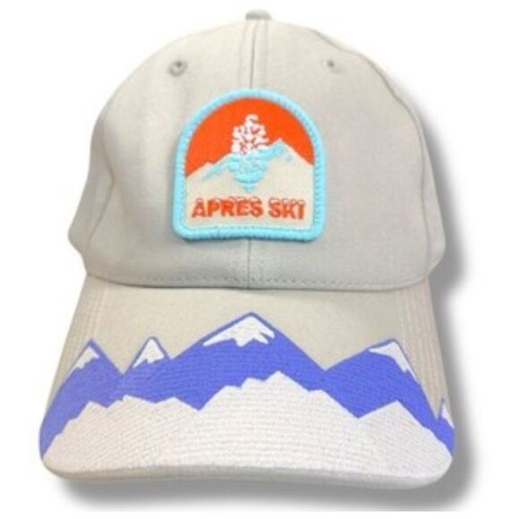 Apres Ski Baseball Cap All American Needle by Free People Movement - Off White - Picture 2 of 6